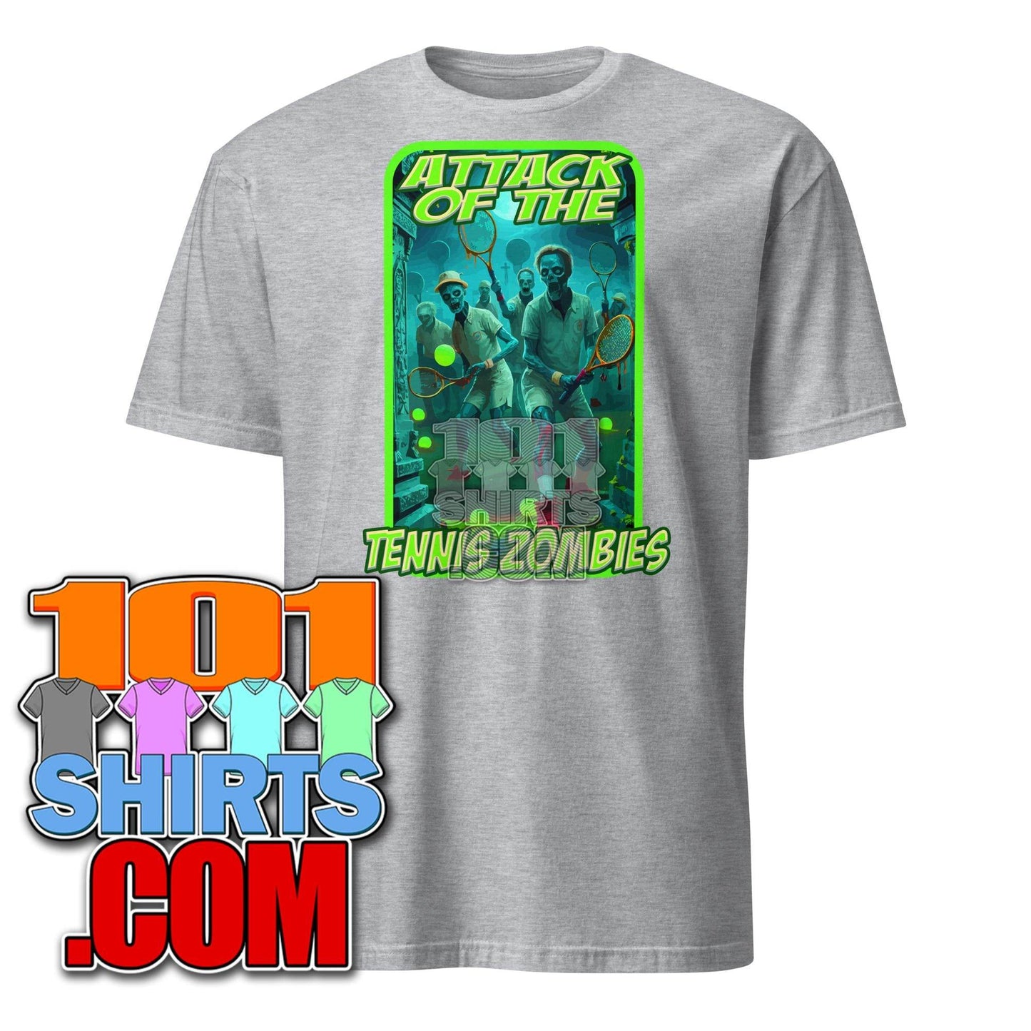 Attack of the Tennis Zombies Funny Sport Game Day Halloween Costume Gift T-Shirt - 101SHIRTS