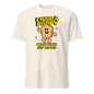 101SHIRTS adult humor graphic tee with funny toast character and text I Made A Poopy design