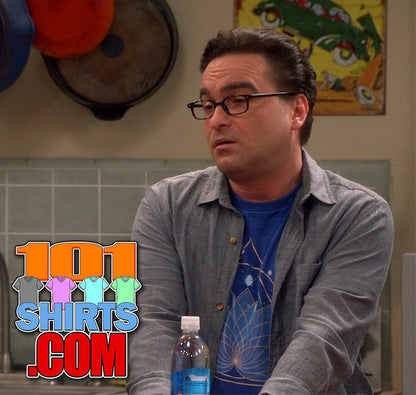 The Big Bang Theory Lotus cosmic Galaxy Figure Tee Leonard Hof­s­tadter T-Shirt