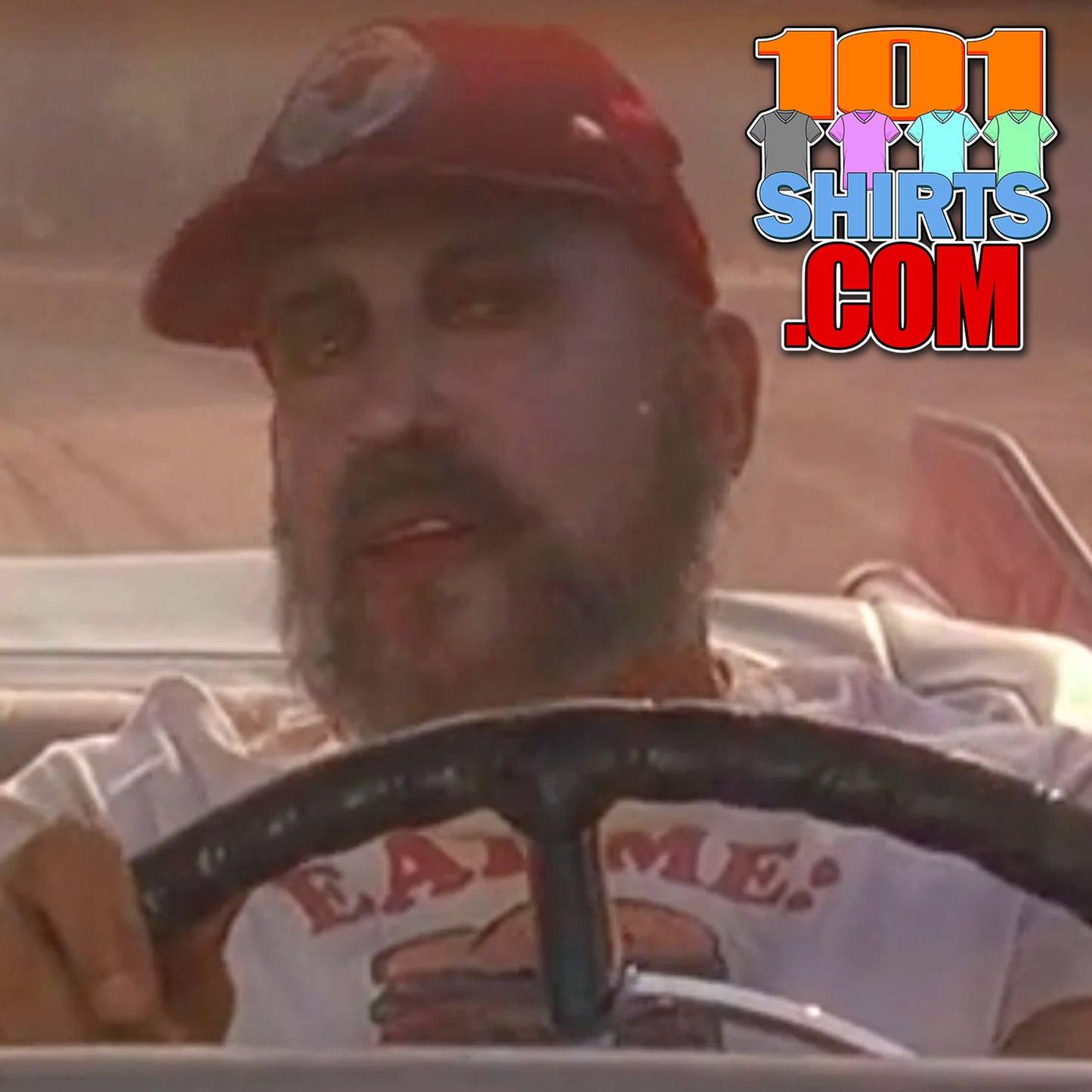 Eat Me! Burger Captain Spaulding T-Shirt - House of 1000 Corpses Horror Movie Tee - Rob Zombie Fan Gift