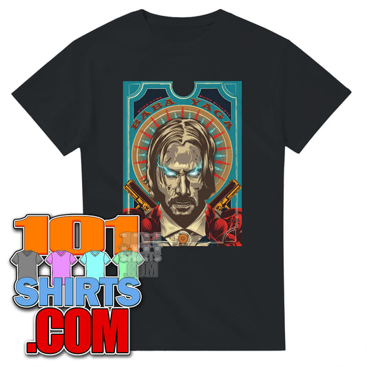 John Wick Baba Yaga T-Shirt | More Guns More Bullets Poster Tee
