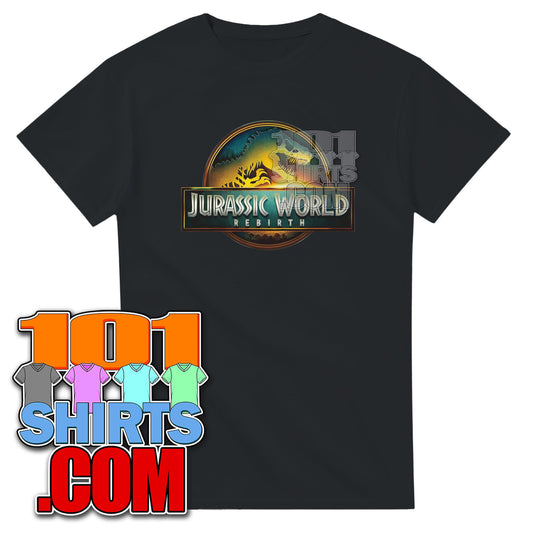 Jurassic World Rebirth Movie Logo T-Shirt - Official Movie Fan Tee - Dinosaur Park Gift