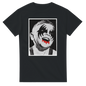 101SHIRTS black KISS Gene Simmons kid t-shirt with child face makeup and red tongue graphic