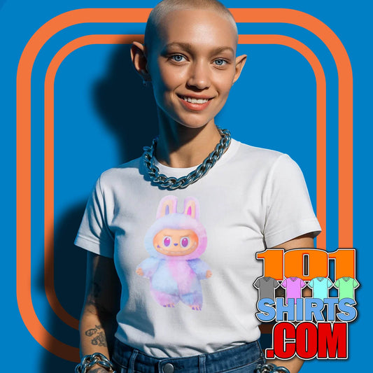 "Labubu The Monsters" Pink Cute Creature T-Shirt | Adorable Pop Mart Inspired Toy Tee | Unique Gift for Collectors & Cute Art Fan Tee