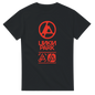 Black Linkin Park 2025 tour t-shirt with red band logo and graphic design by 101SHIRTS