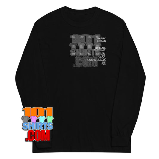 Harry Styles KISS ALL THE TIME. DISCO, OCCASIONALLY PROMO Longsleeve T-Shirt
