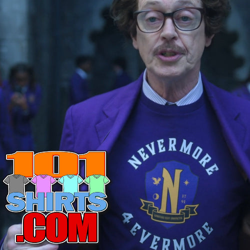 Wednesday Season 2 Nevermore 4 Evermore Academy Steve Buscemi Barry Dort T-Shirt