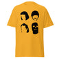 Yellow 101SHIRTS Pulp Fiction silhouette t-shirt with black iconic character head silhouettes