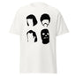 White 101SHIRTS Pulp Fiction silhouette t-shirt featuring black character silhouettes on front