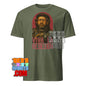 Saw Gerrera Star Wars t-shirt in olive green with vintage rebel artwork from 101SHIRTS