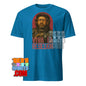 Blue Saw Gerrera Star Wars t-shirt with vivid character graphic and Viva Rebellion text