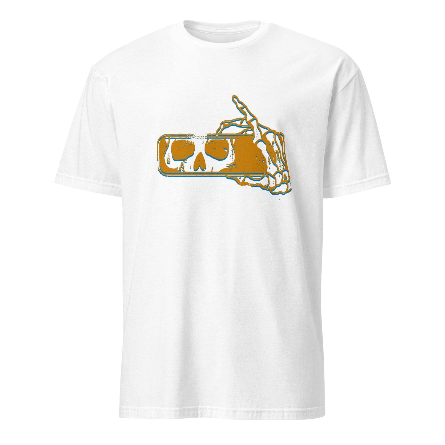 101SHIRTS Funny Skeleton Bandage Graphic T-Shirt - 101SHIRTS