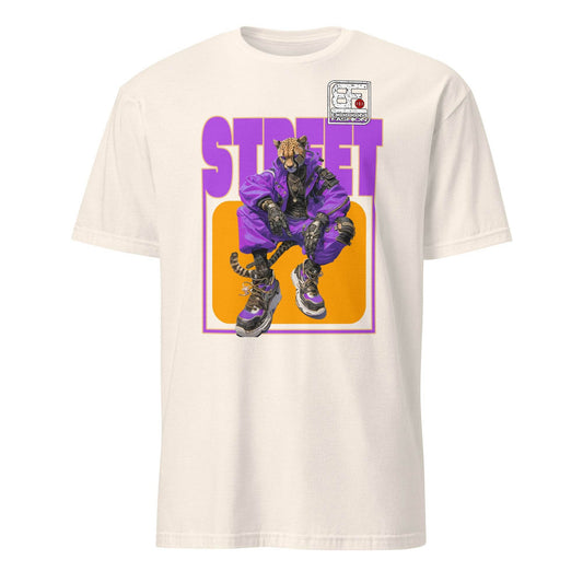 Cheetah Cat Person Hybrid Streetweare Cheetah Design Booomfashion T-Shirt - 101SHIRTS
