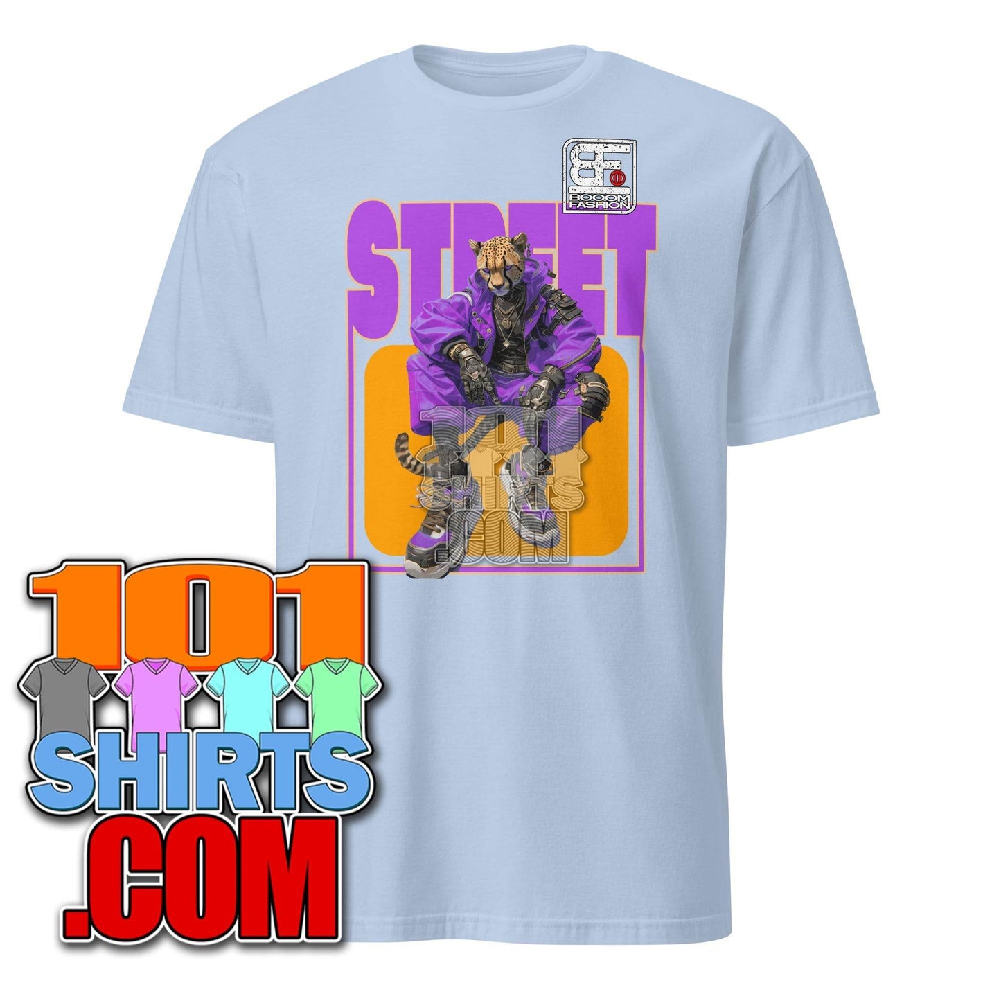 Cheetah Cat Person Hybrid Streetweare Cheetah Design Booomfashion T-Shirt - 101SHIRTS