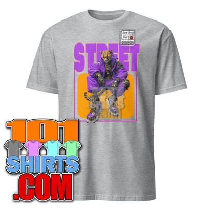 Cheetah Cat Person Hybrid Streetweare Cheetah Design Booomfashion T-Shirt - 101SHIRTS