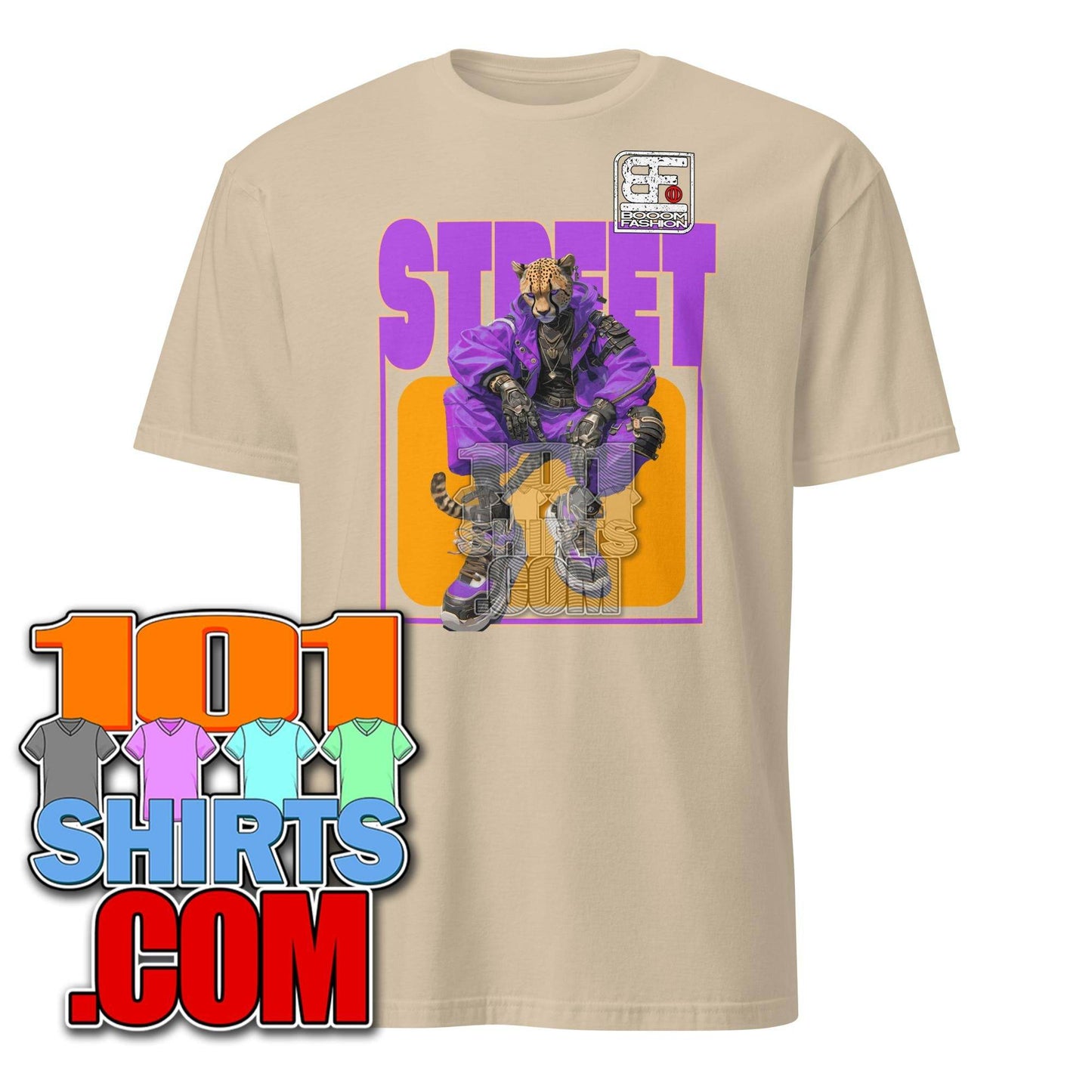 Cheetah Cat Person Hybrid Streetweare Cheetah Design Booomfashion T-Shirt - 101SHIRTS