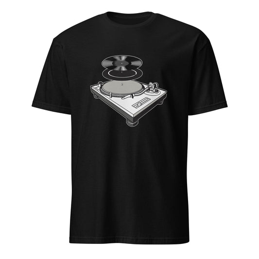 Cool Turntable Dj Music Vinyl LP Design Print Art T-Shirt - 101SHIRTS