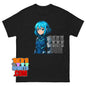 Product mockupCyberpunk Anime Girl T-Shirt Sci-Fi Mecha Waifu Aesthetic Tee