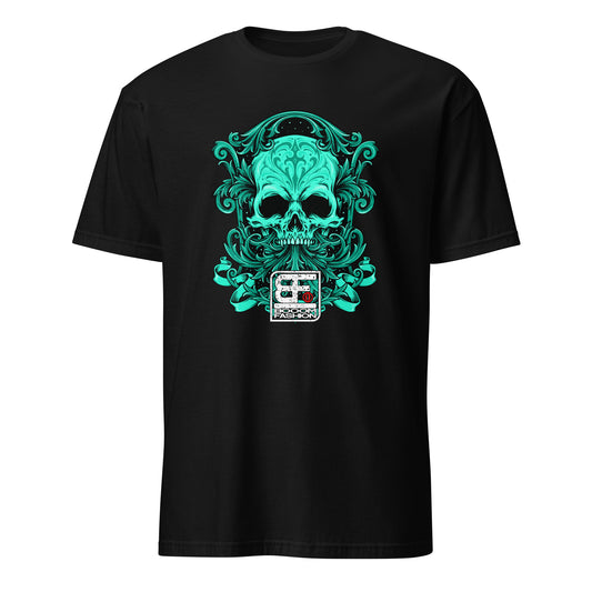 Baroque Skull Vintage Art Design Booomfashion Unisex T-Shirt
