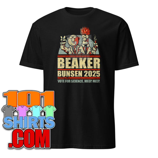 Beaker Bunsen 2025 Vote for Sience Meep The Muppet Show Funny T-Shirt - 101SHIRTS