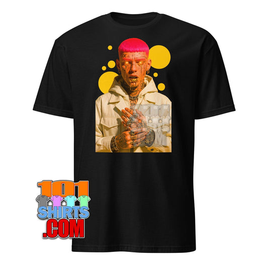 Unleash Your Inner Rebel Edgy Gold Tear & Tattoo Design T-Shirt - Unique Streetwear & Gift Idea Tee - 101SHIRTS