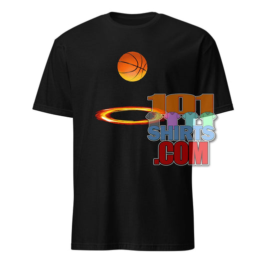 Basketball Universe Portal T-Shirt – Slam Dunk into Another Dimension Tee - 101SHIRTS