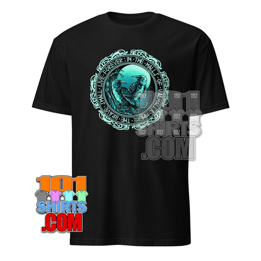 Valhalla Ravens T-Shirt | Viking & Norse Mythology Tee | Odin's Ravens Huginn & Muninn Design | Gift for Pagan & Celtic Fans - 101SHIRTS