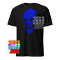 Blue Demon Skull T-Shirt Horror Gothic Halloween Scary