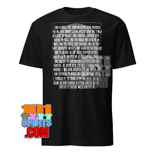 Wednesday Edgar Allan Poe The Pit and the Pendulum Skull T-Shirt