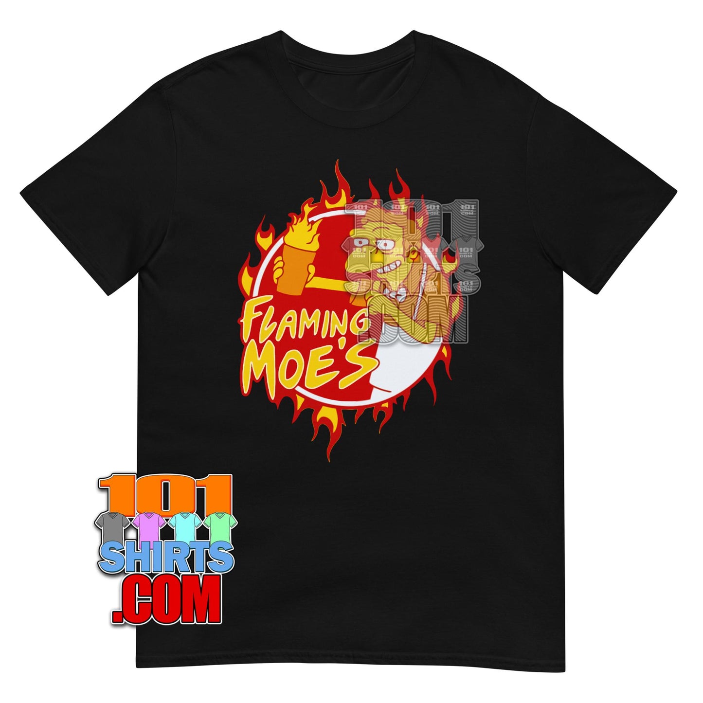 The Simpsons Flaming Moe's Moe Szyslak T-Shirt