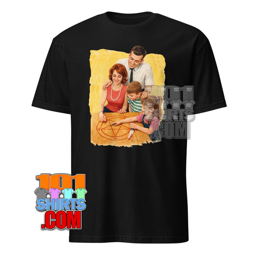 Vintage Occult Family T-Shirt Funny Dark Humor Pentagram Horror Tee