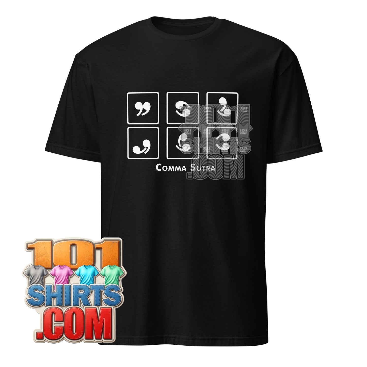 Comma Sutra T-Shirt Funny Grammar Punctuation Humor Graphic Teet