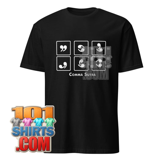 Comma Sutra T-Shirt Funny Grammar Punctuation Humor Graphic Teet