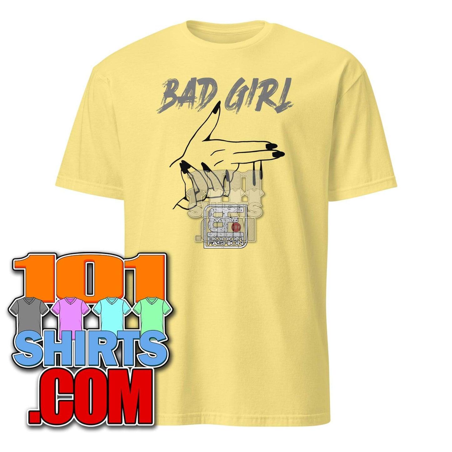 Bad Girl Hand Pistol Two Fingers Art Design Booomfashion Unisex T-Shirt - 101SHIRTS
