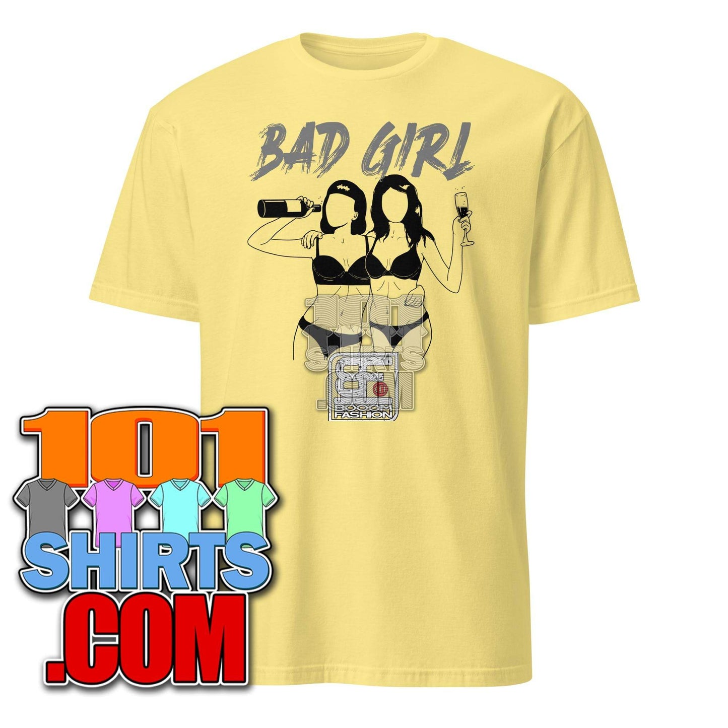 Bad Girl Party and Drinking Cool Art Design Booomfashion Unisex T-Shirt - 101SHIRTS