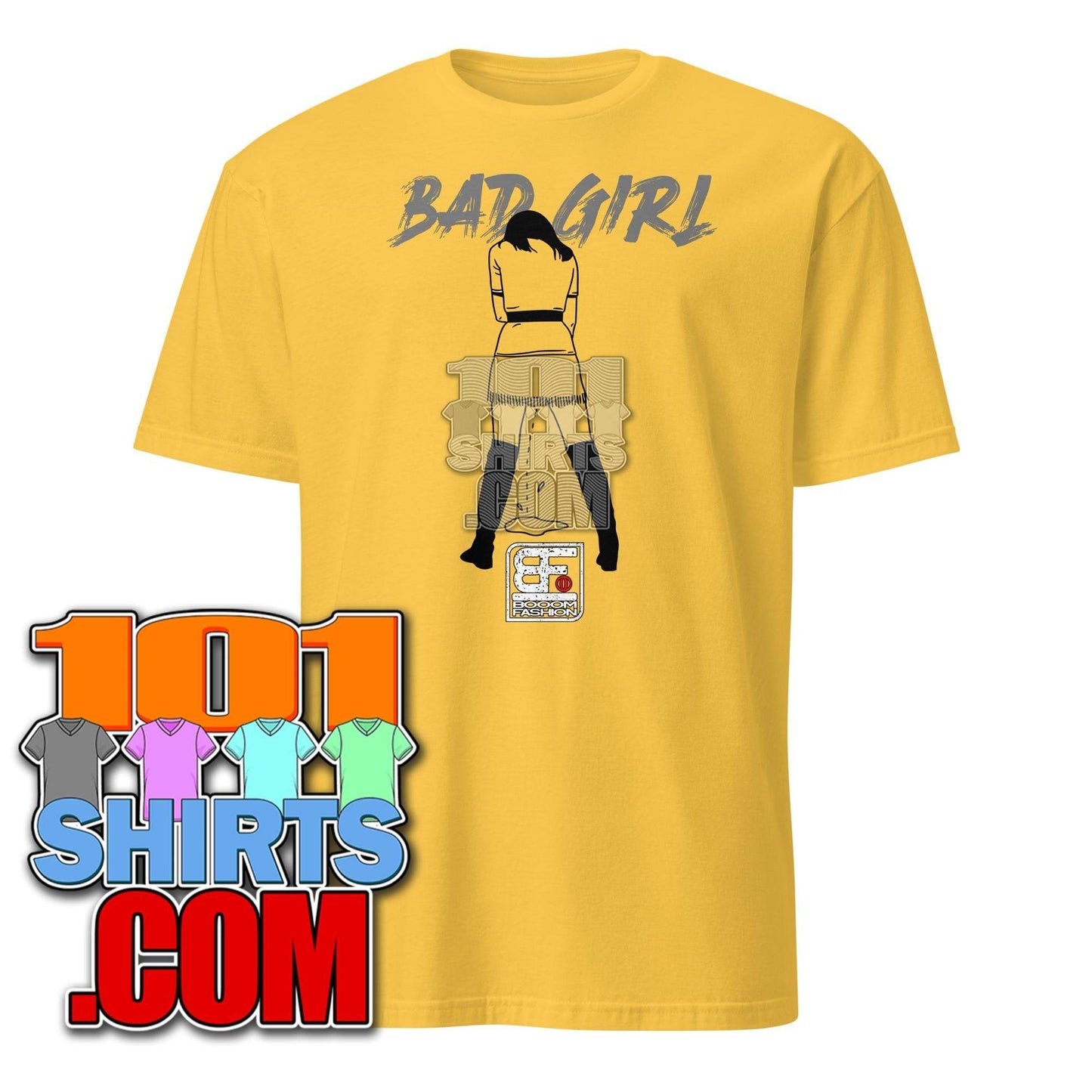 Bad Girl Party like a Man peeing standing Cool Art Design Booomfashion Unisex T-Shirt - 101SHIRTS