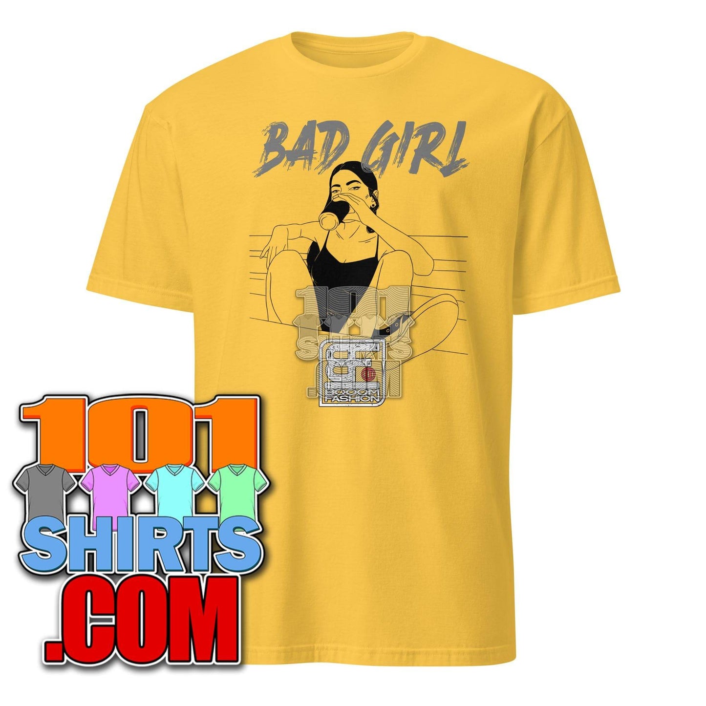 Bad Girl Party and Drinking Cool Art Design Booomfashion Unisex T-Shirt - 101SHIRTS
