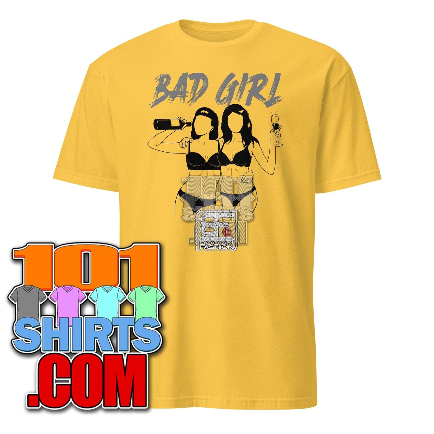 Bad Girl Party and Drinking Cool Art Design Booomfashion Unisex T-Shirt - 101SHIRTS