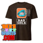 Bad Girls Woman Sexy blue Mouth Grills Graphic Art T-Shirt - 101SHIRTS