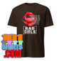 Bad Girl Kiss Kissing Lips Girls Women Cool Art Desig Unisex T-Shirt - 101SHIRTS