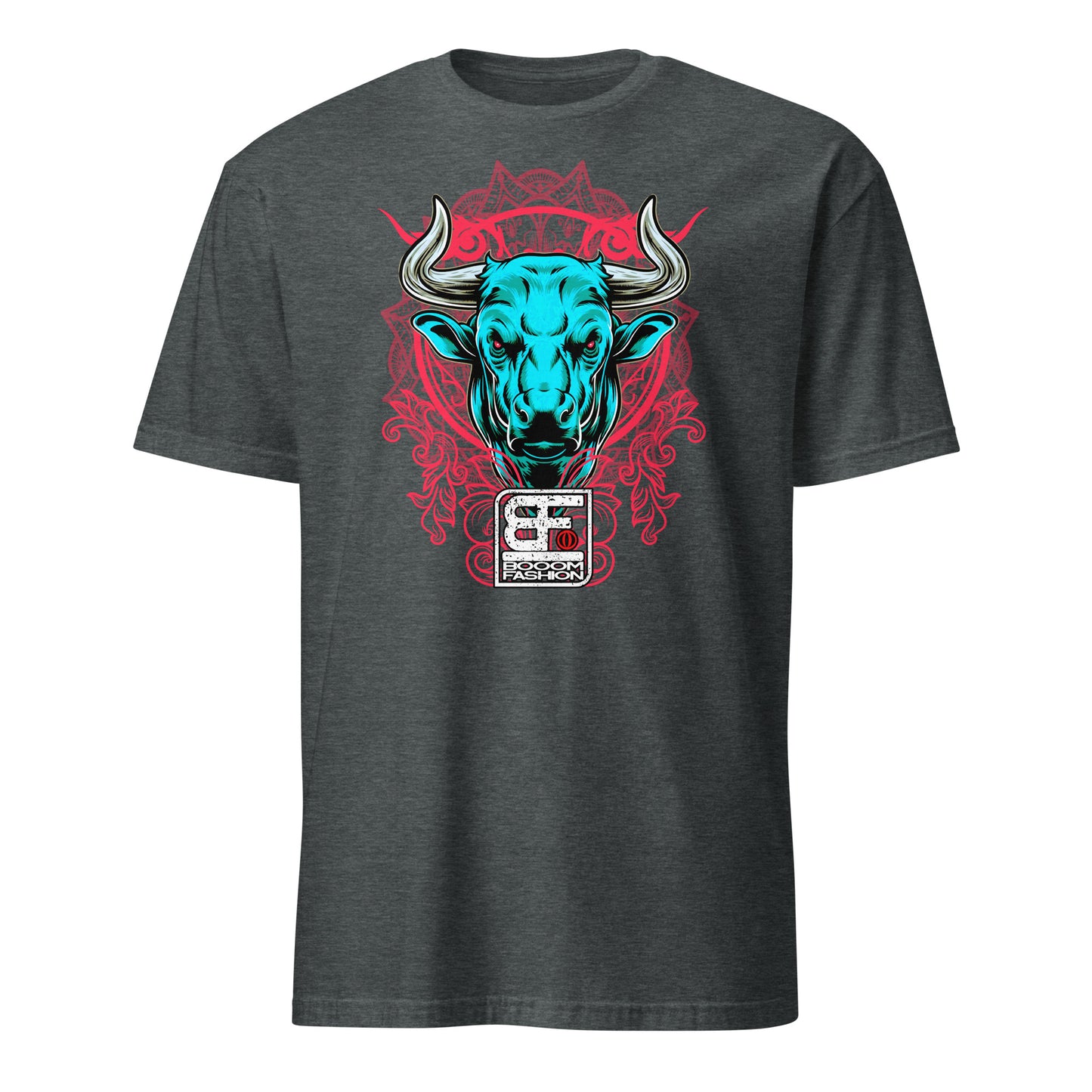 Baroque Bull Taurus Head Art Design Booomfashion Unisex T-Shirt