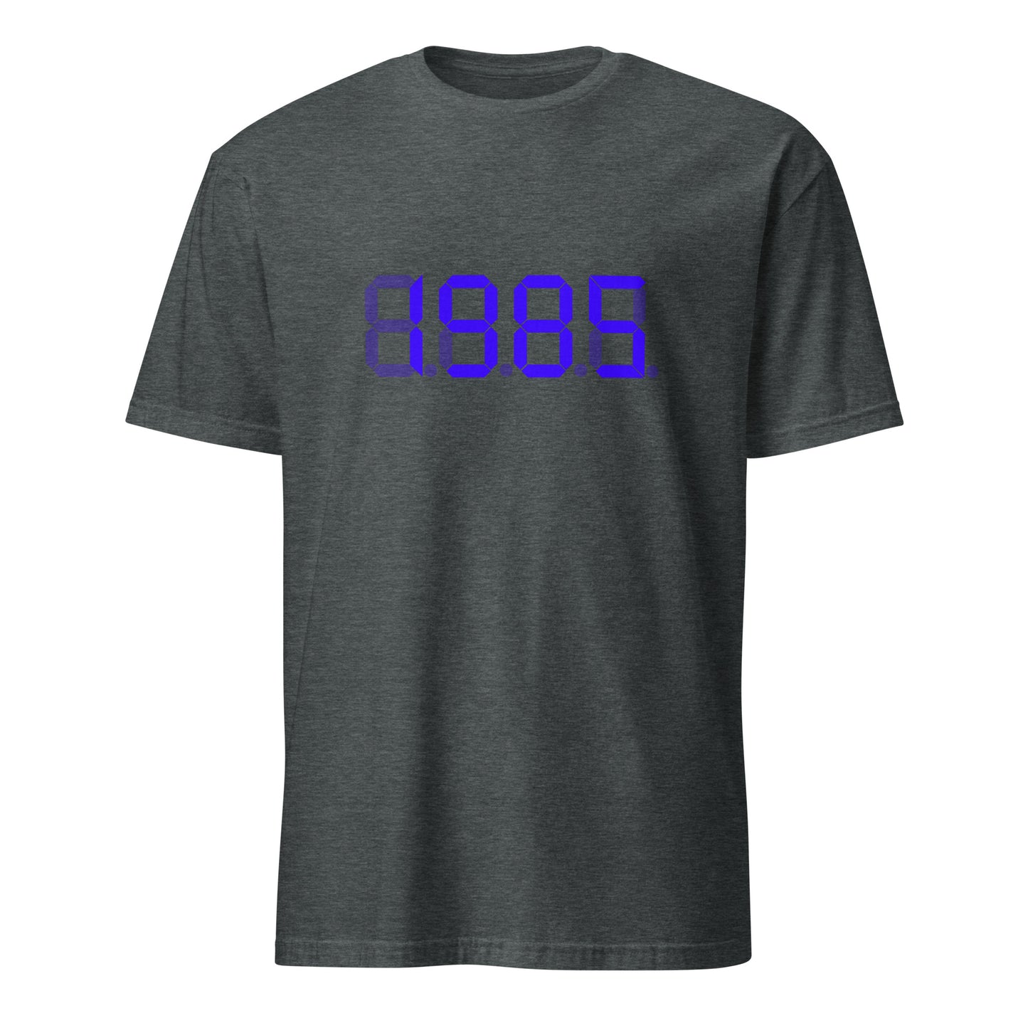 1985 Year inspired by Back To The Future Movie Desk Time Clock Time Machine in Dolorean T-shirt