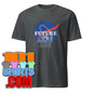 Back to the Future Movie Dolorean dmc 12 Nasa Logo Parody Funny T-Shirt - 101SHIRTS