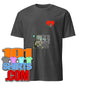 Cute Little Robot Recharge on a Heart Funny T-Shirt - 101SHIRTS