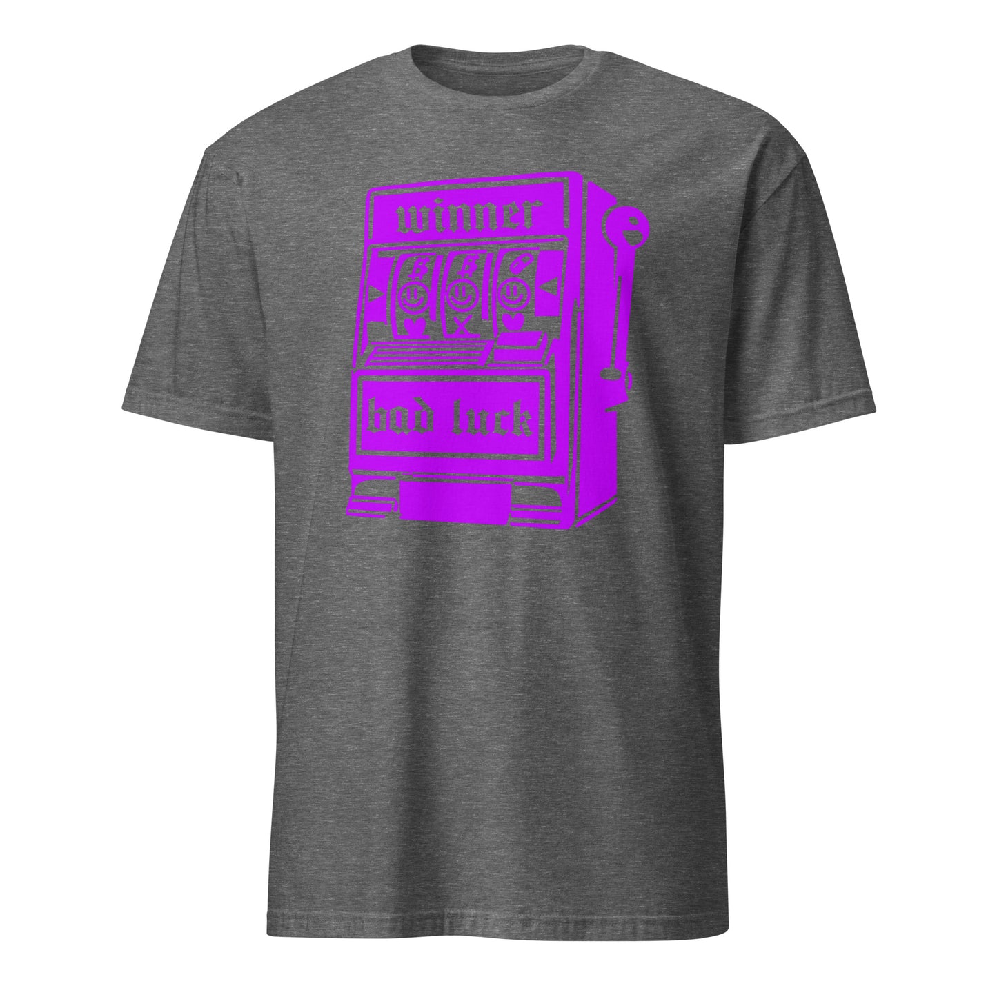 Lucky Slot Machine Winner Bad Luck Numbers Jackpot Casino Night Roulette Las Vegas Vintage T-ShirtT-Shirt