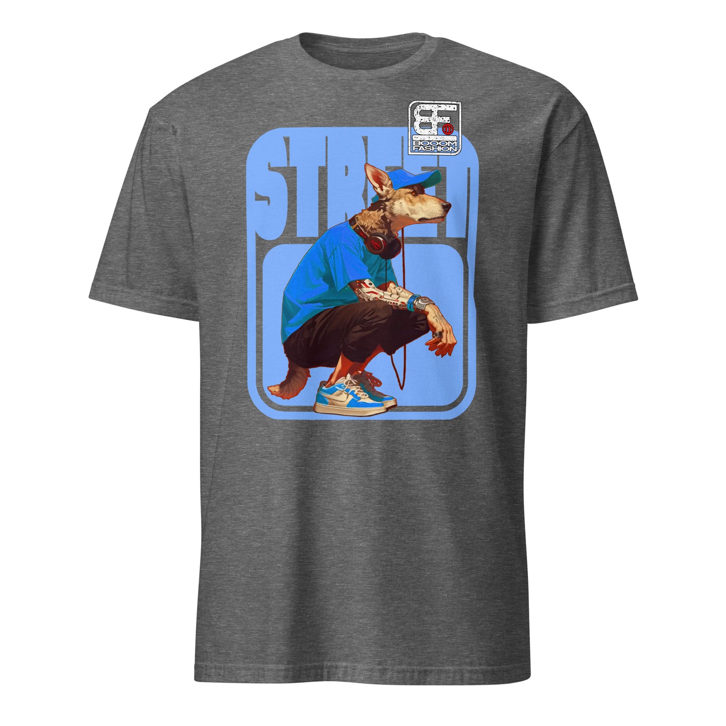 Wolf Person Hybrid Streetweare Wolf Human Body Art Design Booomfashion Unisex T-Shirt