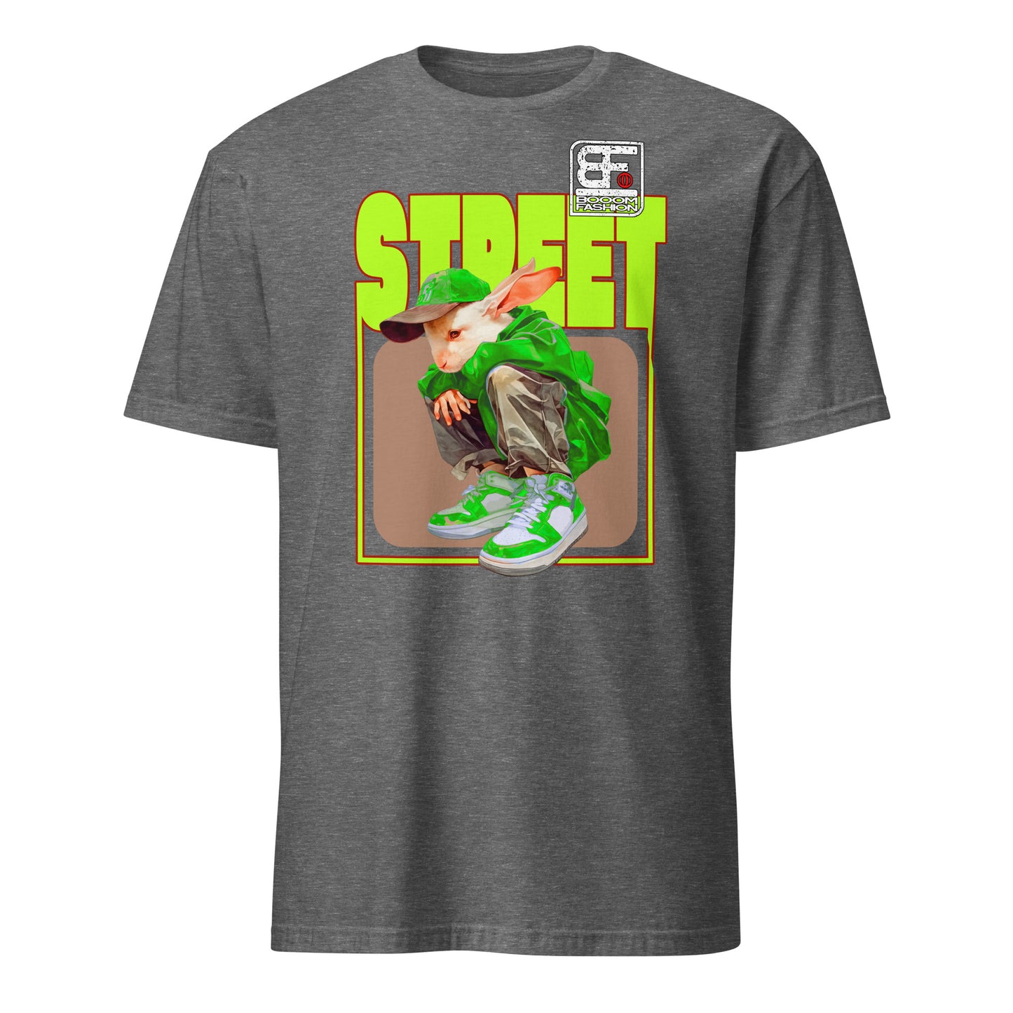 White Bunny Person Hybrid Streetweare White Bunny Human Body Art Design Booomfashion Unisex T-Shirt