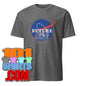 Back to the Future Movie Dolorean dmc 12 Nasa Logo Parody Funny T-Shirt - 101SHIRTS
