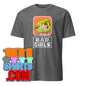 Bad Girls Woman Sexy green Mouth Grills Graphic Art T-Shirt - 101SHIRTS
