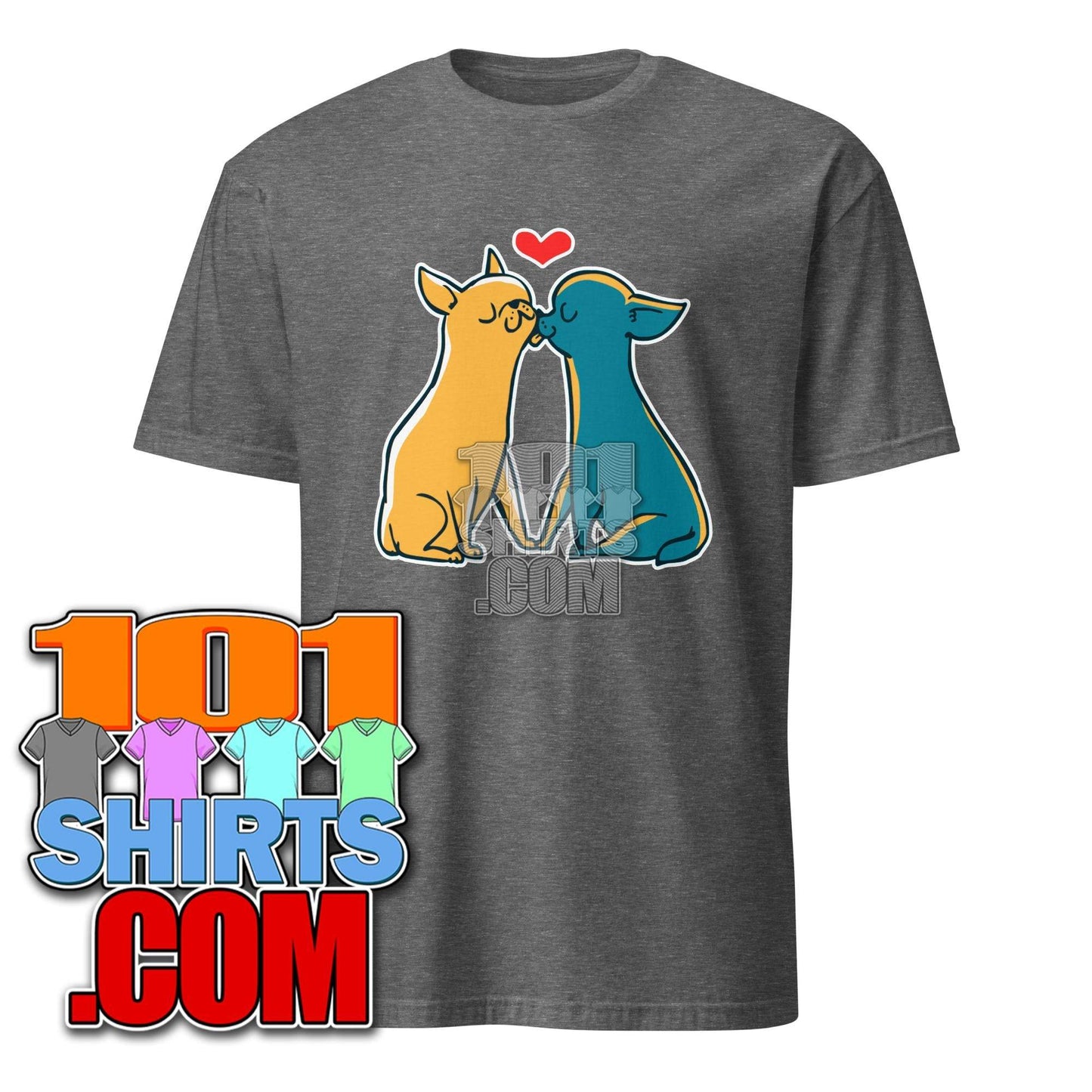 Chihuahua Kisses - Cute Dog Love T-Shirt - 101SHIRTS